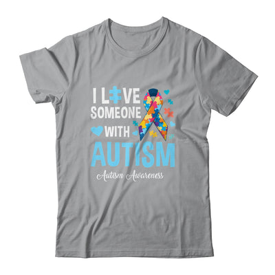 Blue Autism I Love Someone With. Autism Awareness Shirt & Hoodie | teecentury