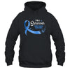 Blue Butterfly I'm A Survivor Colon Cancer Awareness T-Shirt & Hoodie | Teecentury.com