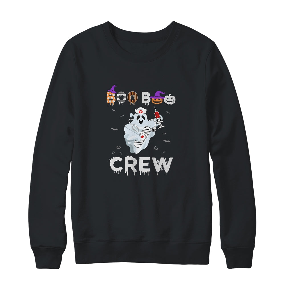 Boo Boo Crew Funny Ghost Paramedic Nurse Costume Halloween T-Shirt & Sweatshirt | Teecentury.com