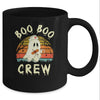 Boo Boo Crew Ghost Nurse Retro Halloween Nursing RN Mug Coffee Mug | Teecentury.com