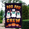 Boo Boo Crew Halloween Flag Ghost Doctor Paramedic EMT Nurse Halloween Flag | Teecentury.com