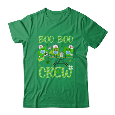 Boo Boo Crew Nurse St Patrick's Day Shamrock Face Mask Nurse T-Shirt & Hoodie | Teecentury.com