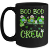 Boo Boo Crew Nurse St Patrick's Day Shamrock Face Mask Nurse Mug Coffee Mug | Teecentury.com