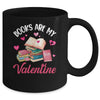 Books Are My Valentine Valentines Day Librarian Book Mug | teecentury