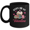 Books Are My Valentine Valentines Day Librarian Book Mug | teecentury