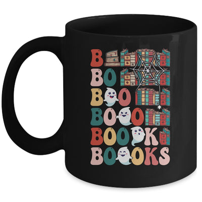 Boooks Ghosts Funny Halloween Teacher Book Library Reading Mug | teecentury