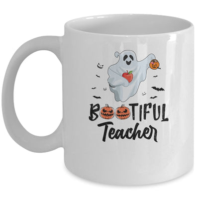 Bootiful Teacher Funny Halloween Gift Mug Coffee Mug | Teecentury.com
