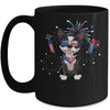 Boston Terrier Dog American USA Flag 4th of July Lover Mug | teecentury