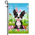 Boston Terrier Happy Easter Day Holiday Flag Funny Dog Dog Wear Bunny Ears Headband Cute for Home Decor | teecentury
