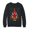 Bowling Christmas Tree Santa Pickleball X Mas Lights Shirt & Sweatshirt | teecentury