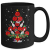 Bowling Christmas Tree Santa Pickleball X Mas Lights Mug | teecentury