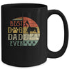 Boxer Best Dog Dad Ever Vintage Father's Day Retro Mug Coffee Mug | Teecentury.com