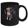 Boxer Dog American USA Flag 4th of July Men women Lover Mug | teecentury