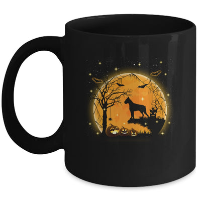 Boxer Dog And Moon Funny Halloween Costume Gift Mug Coffee Mug | Teecentury.com
