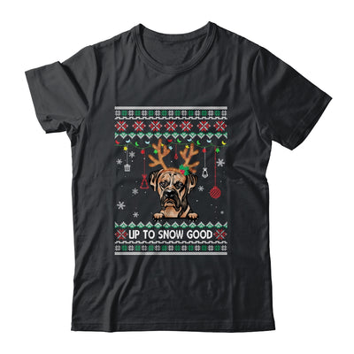 Boxer Dog Reindeer Ugly Christmas Xmas T-Shirt & Sweatshirt | Teecentury.com