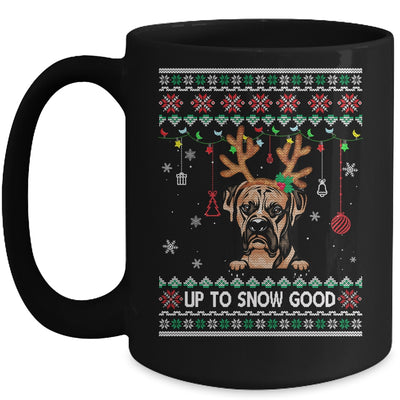 Boxer Dog Reindeer Ugly Christmas Xmas Mug Coffee Mug | Teecentury.com