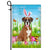 Boxer Happy Easter Day Holiday Flag Funny Dog Dog Wear Bunny Ears Headband Cute for Home Decor | teecentury