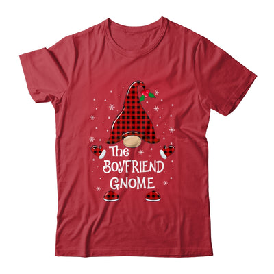 Boyfriend Gnome Buffalo Plaid Matching Christmas Pajama Gift T-Shirt & Sweatshirt | Teecentury.com