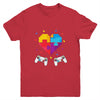 Boys Autism Gift Game Autism Awareness Month Day Men Kids Youth Youth Shirt | Teecentury.com