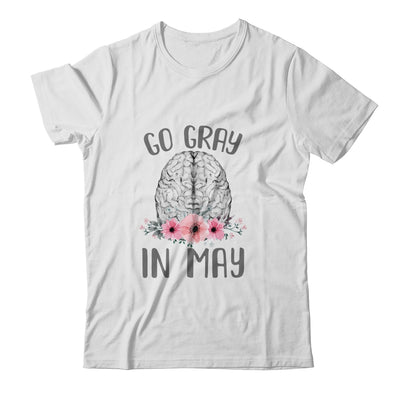 Brain Cancer Awareness Go Gray In May Shirt & Tank Top | teecentury