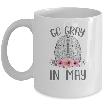 Brain Cancer Awareness Go Gray In May Mug | teecentury