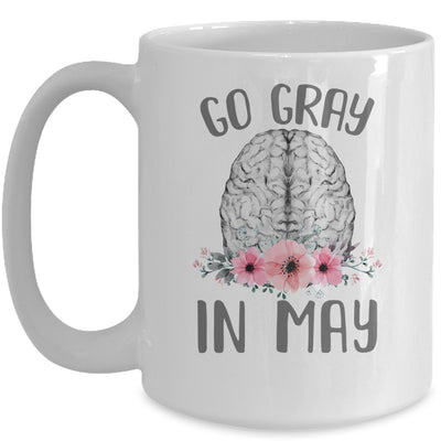Brain Cancer Awareness Go Gray In May Mug | teecentury