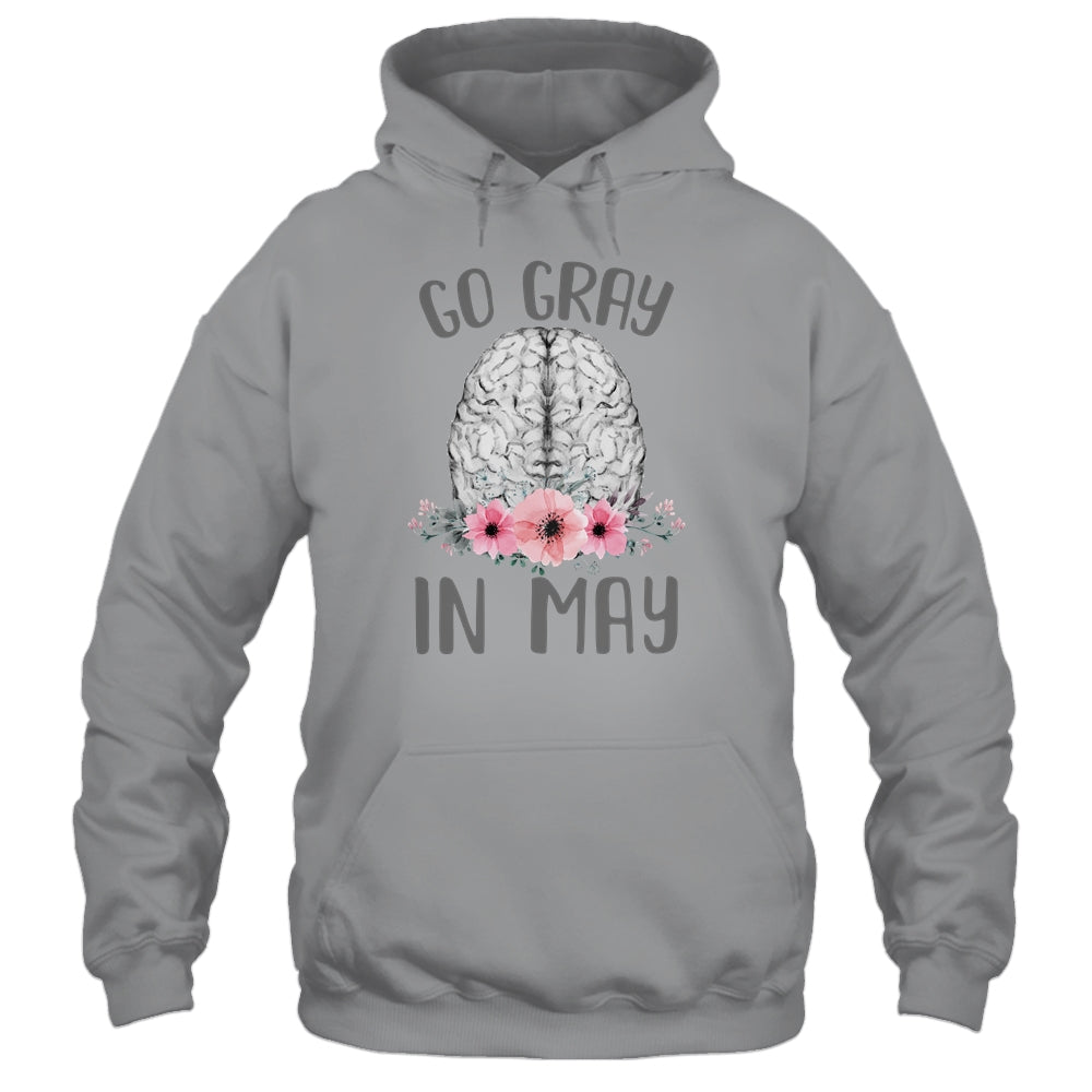 Brain Cancer Awareness Go Gray In May Shirt & Tank Top | teecentury