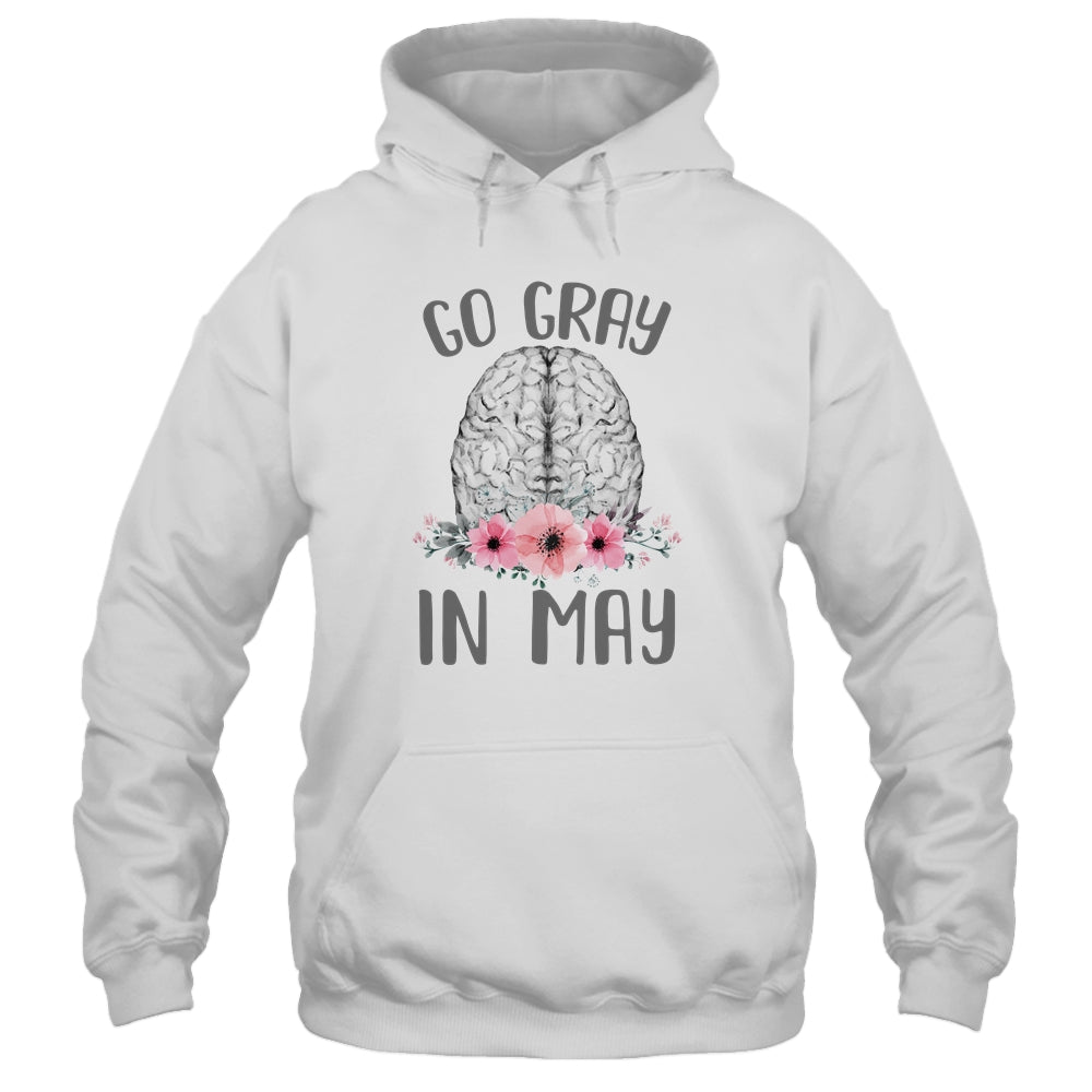 Brain Cancer Awareness Go Gray In May Shirt & Tank Top | teecentury