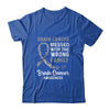 Brain Cancer Awareness Messed With The Wrong Family Support T-Shirt & Hoodie | Teecentury.com