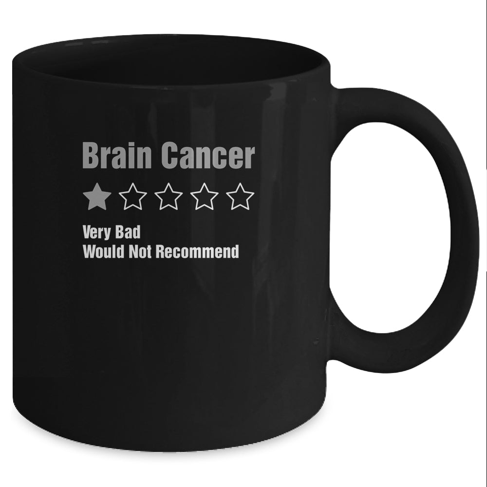 Brain Cancer Awareness Very Bad Would Not Recommend Mug Coffee Mug | Teecentury.com