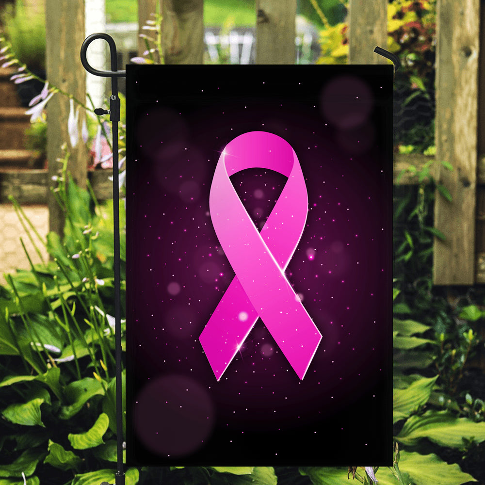 Breast Cancer Awareness Flag Pink Ribbon Flag | Teecentury.com