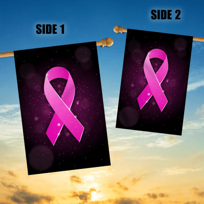 Breast Cancer Awareness Flag Pink Ribbon Flag | Teecentury.com