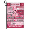 Breast Cancer Awareness Flag in This House We Do Cancer Flag | Teecentury.com