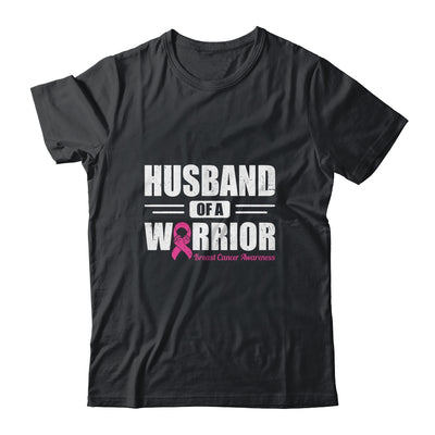 Breast Cancer Awareness Husband Of Warrior Pink Gift T-Shirt & Hoodie | Teecentury.com