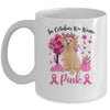Breast Cancer Awareness In October We Wear Pink Labrador Mug Coffee Mug | Teecentury.com