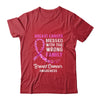 Breast Cancer Awareness Messed With The Wrong Family Support T-Shirt & Hoodie | Teecentury.com