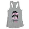 Breast Cancer Awareness Messy Bun Warrior Believe Pink T-Shirt & Tank Top | Teecentury.com