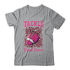 Breast Cancer Awareness Tackle Cancer Football T-Shirt & Hoodie | Teecentury.com