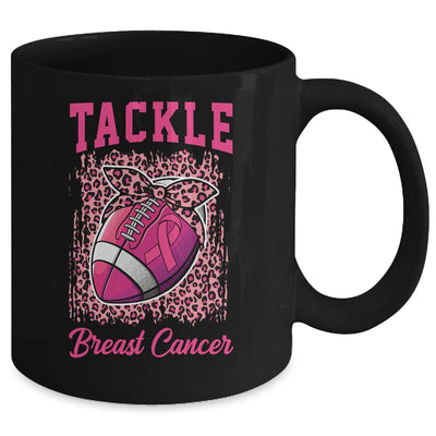 Breast Cancer Awareness Tackle Cancer Football Mug Coffee Mug | Teecentury.com
