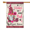 Breast Cancer Gnome Flag In October We Wear Pink Flag | Teecentury.com