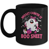 Breast Cancer Is Boo Sheet Ghost Halloween Breast Cancer Mug | teecentury