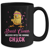 Breast Cancer Messed With The Wrongs Chick Funny Mug Coffee Mug | Teecentury.com