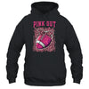 Breast Cancer Ribbon Pink Out Football Pink Ribbon Bleached T-Shirt & Hoodie | Teecentury.com