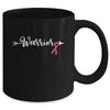 Breast Cancer Warrior Breast Cancer Awareness Pink Ribbon Mug | teecentury