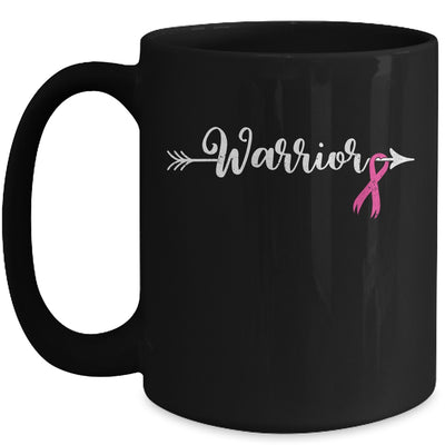 Breast Cancer Warrior Breast Cancer Awareness Pink Ribbon Mug | teecentury