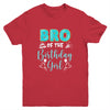 Bro Of The Birthday Girl Family Donut Birthday Youth Shirt | teecentury