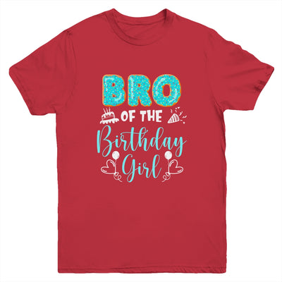 Bro Of The Birthday Girl Family Donut Birthday Youth Shirt | teecentury