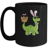 Brontosaurus Bunny Ears Egg Easter Day Dinosaur Dino Boys Mug | teecentury