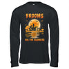 Brooms Are For Beginners Motorcycle Witch Halloween T-Shirt & Hoodie | Teecentury.com