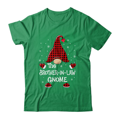 Brother-In-Law Gnome Buffalo Plaid Matching Christmas Pajama Gift T-Shirt & Sweatshirt | Teecentury.com